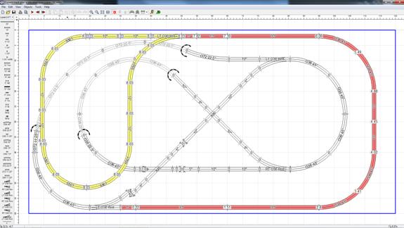 Track plan elev loop