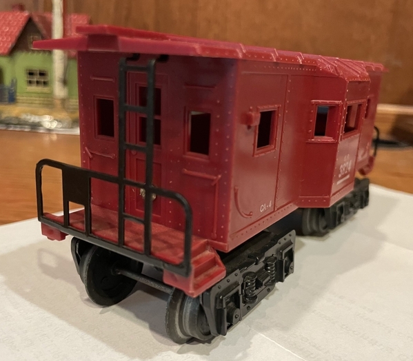 Marx 3824 UP Bay Window Cab ladder end