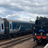 mceclip9: Jacobite and Caledonian Sleeper trains at Ft. William