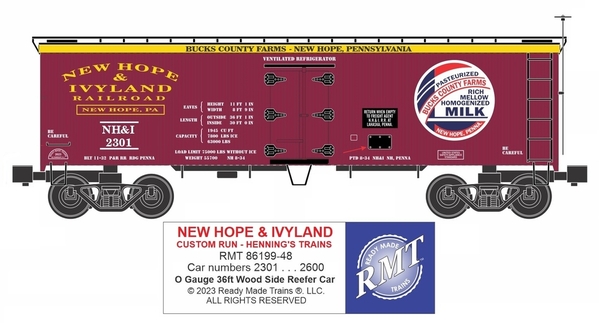 86199-48 NEW HOPE 36ft wood side reefer car website