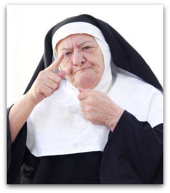 nun scolding