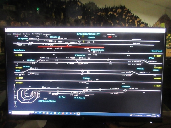 Dispatcher's panel LCC 01