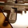 Clip partially in place showing operation: in situ, note the tabs