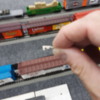 track wire connector 2: blurry but you get the picture